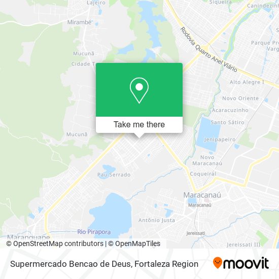 Supermercado Bencao de Deus map