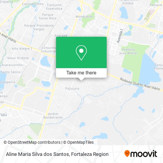 Aline Maria Silva dos Santos map