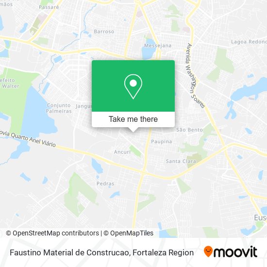 Mapa Faustino Material de Construcao