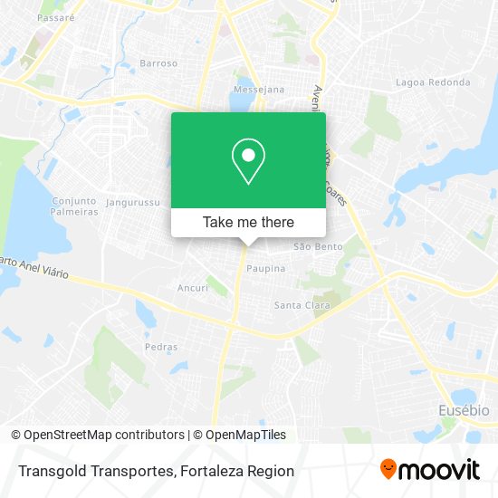 Transgold Transportes map