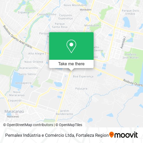 Pemalex Indústria e Comércio Ltda map