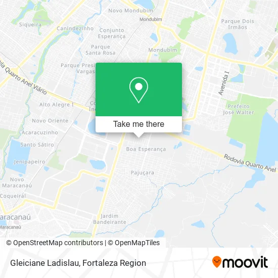 Gleiciane Ladislau map