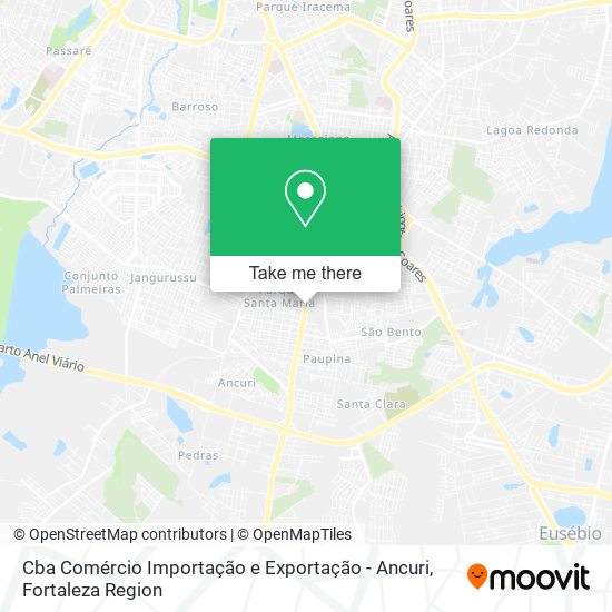 Cba Comércio Importação e Exportação - Ancuri map