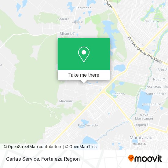 Carla's Service map