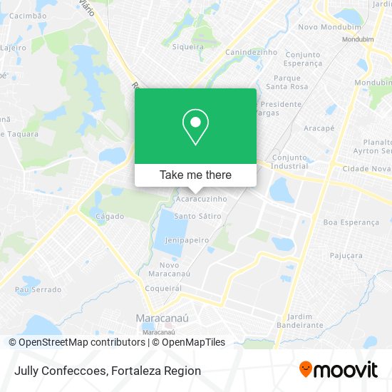 Jully Confeccoes map