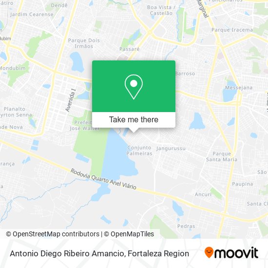 Antonio Diego Ribeiro Amancio map