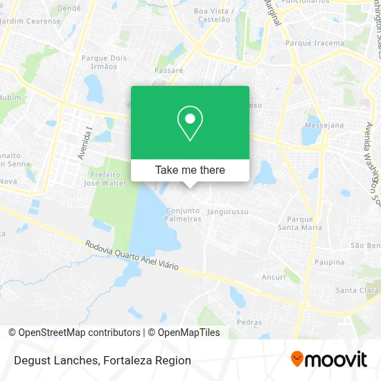 Degust Lanches map