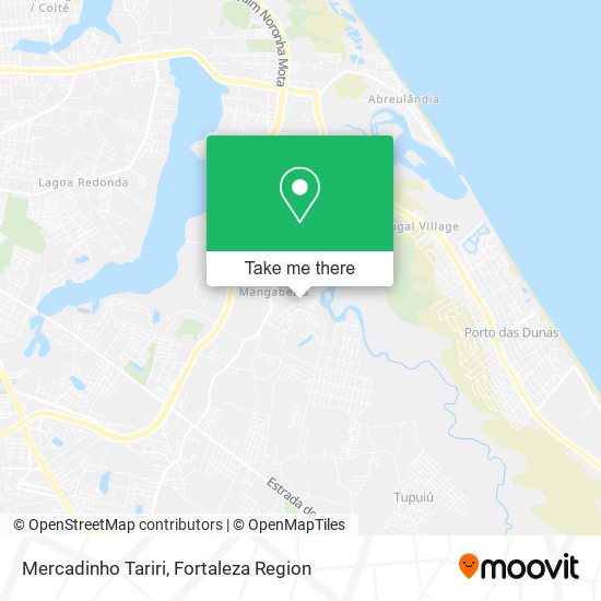 Mercadinho Tariri map