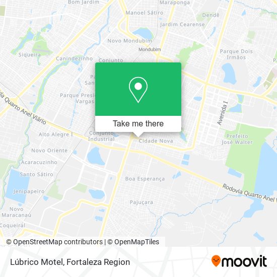 Lúbrico Motel map