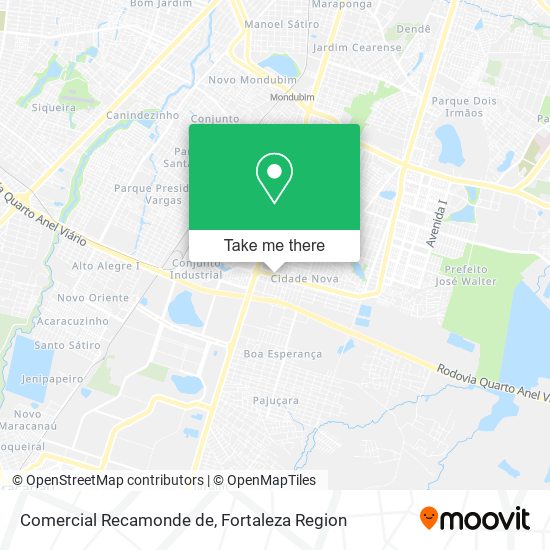 Comercial Recamonde de map