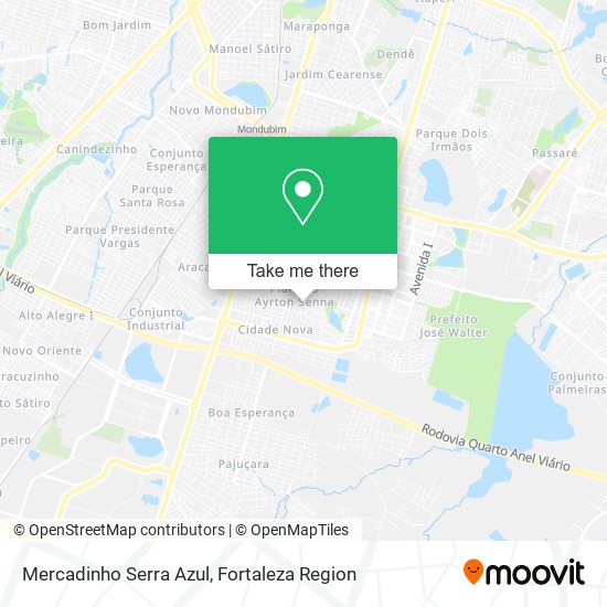 Mercadinho Serra Azul map