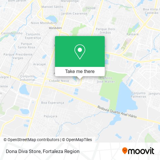 Dona Diva Store map