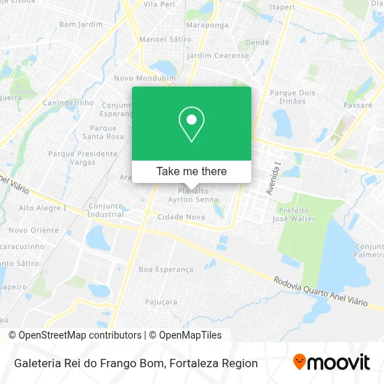 Galeteria Rei do Frango Bom map
