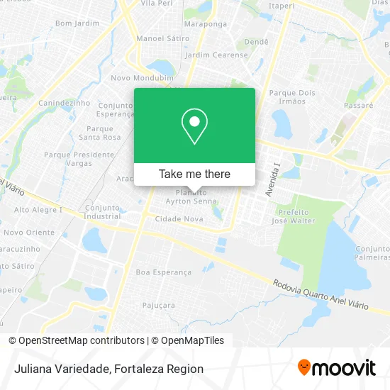 Juliana Variedade map