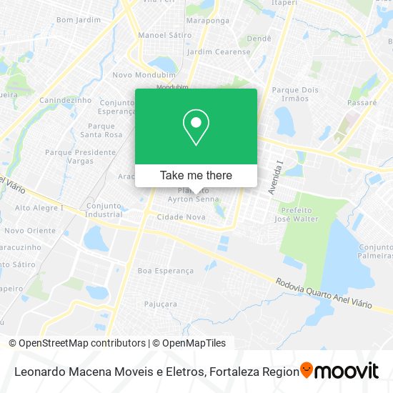 Leonardo Macena Moveis e Eletros map