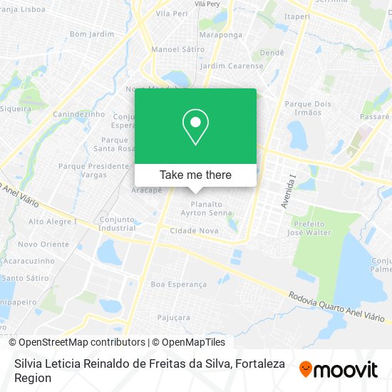 Mapa Silvia Leticia Reinaldo de Freitas da Silva