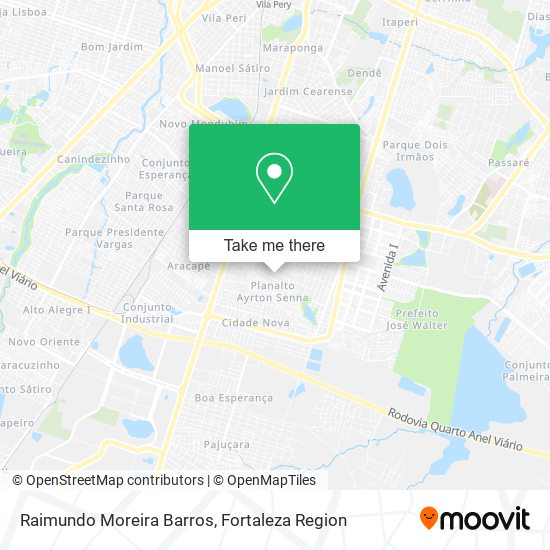 Raimundo Moreira Barros map