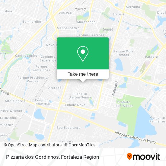 Pizzaria dos Gordinhos map