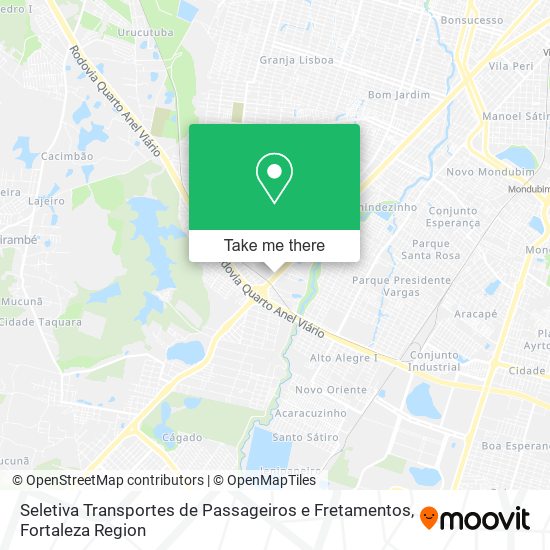 Mapa Seletiva Transportes de Passageiros e Fretamentos