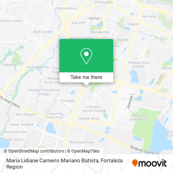 Mapa Maria Lidiane Carneiro Mariano Batista