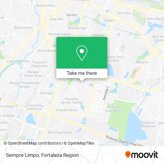 Sempre Limpo map