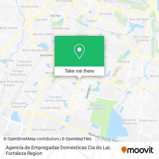 Agencia de Empregadas Domesticas Cia do Lar map