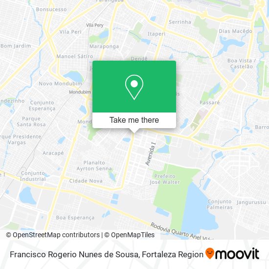 Francisco Rogerio Nunes de Sousa map