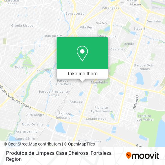 Mapa Produtos de Limpeza Casa Cheirosa