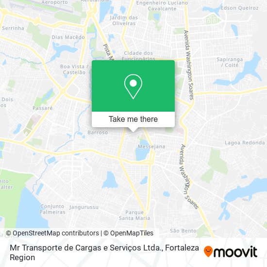 Mr Transporte de Cargas e Serviços Ltda. map