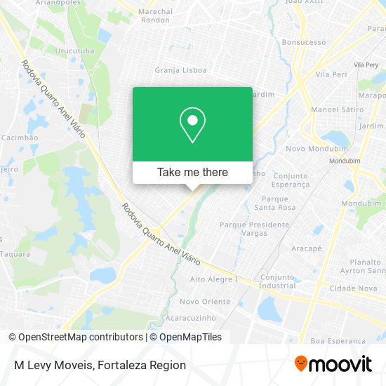 M Levy Moveis map