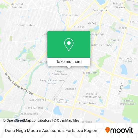 Dona Nega Moda e Acessorios map