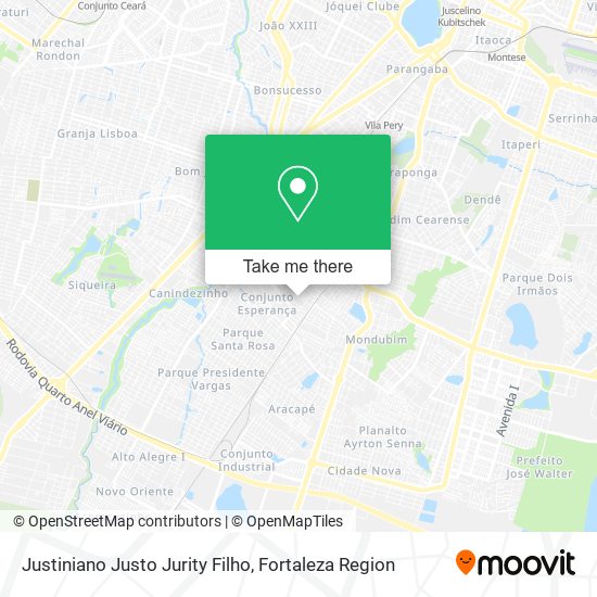 Justiniano Justo Jurity Filho map