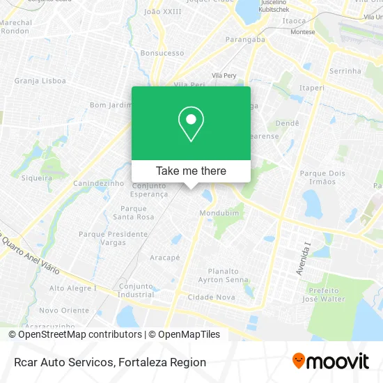 Rcar Auto Servicos map