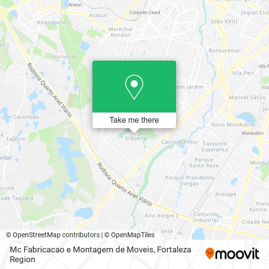 Mapa Mc Fabricacao e Montagem de Moveis