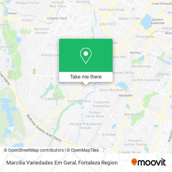 Marcilia Variedades Em Geral map