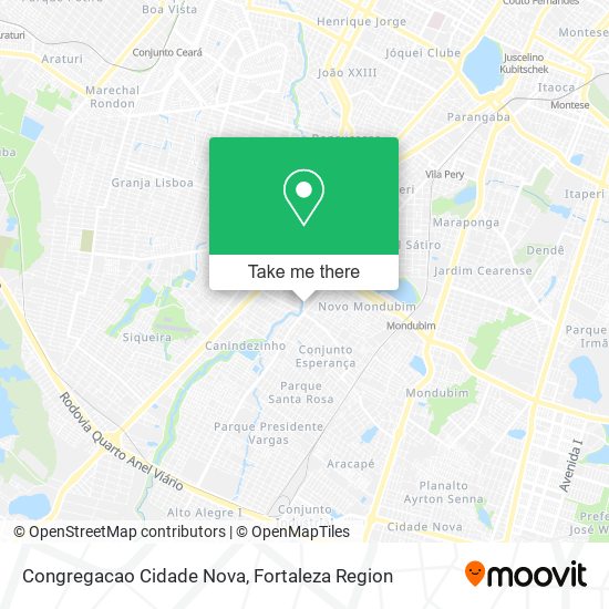 Mapa Congregacao Cidade Nova