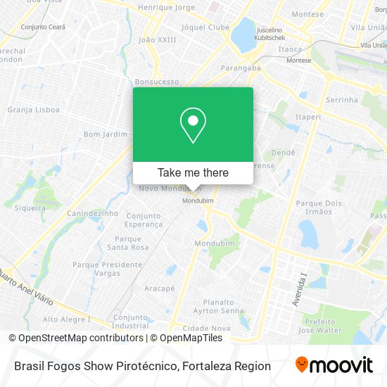 Mapa Brasil Fogos Show Pirotécnico