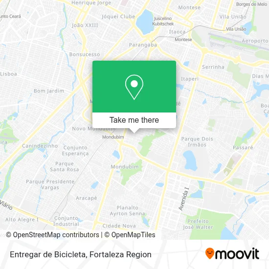 Entregar de Bicicleta map