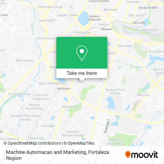 Machine Automacao and Marketing map