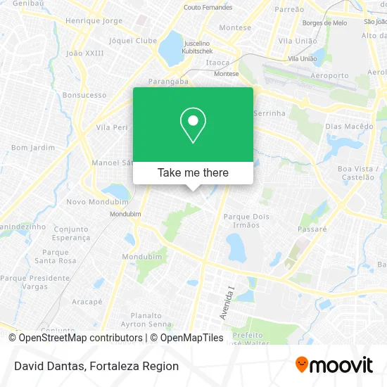 David Dantas map