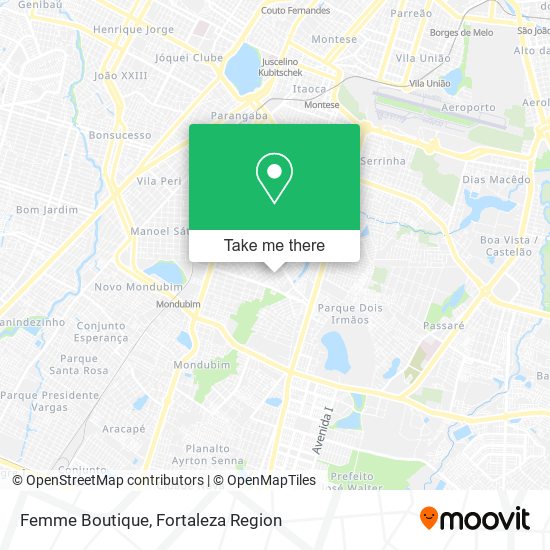 Femme Boutique map