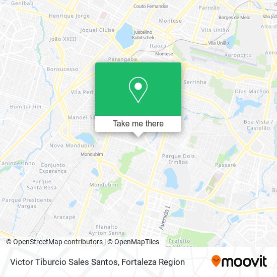 Victor Tiburcio Sales Santos map