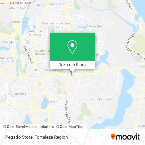 Pegado Store map