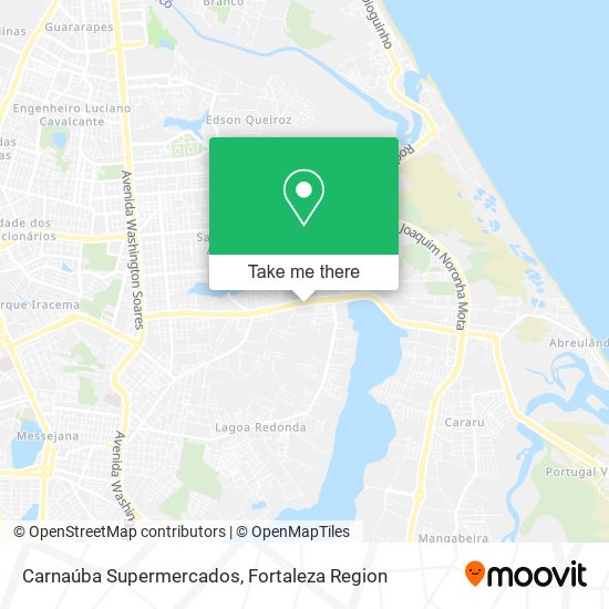 Carnaúba Supermercados map