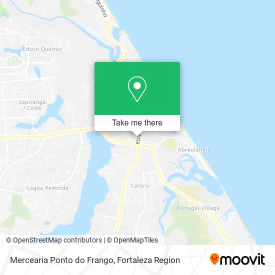 Mercearia Ponto do Frango map