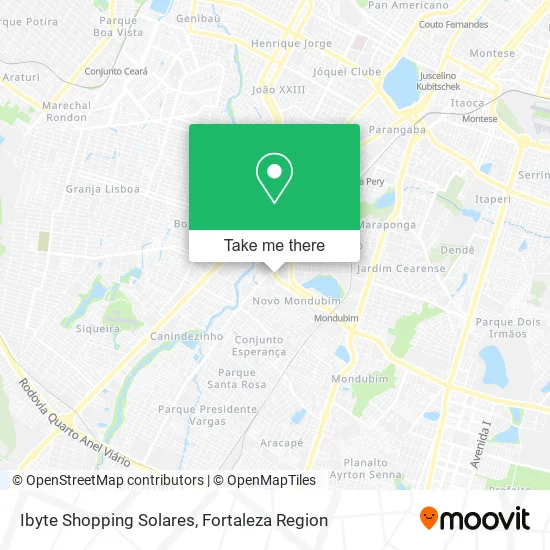 Ibyte Shopping Solares map