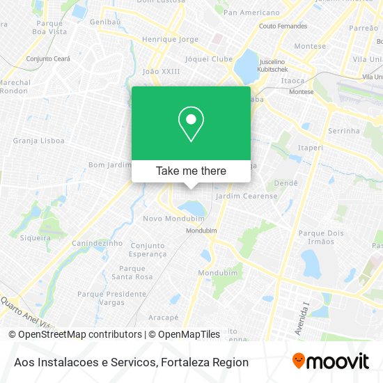 Aos Instalacoes e Servicos map