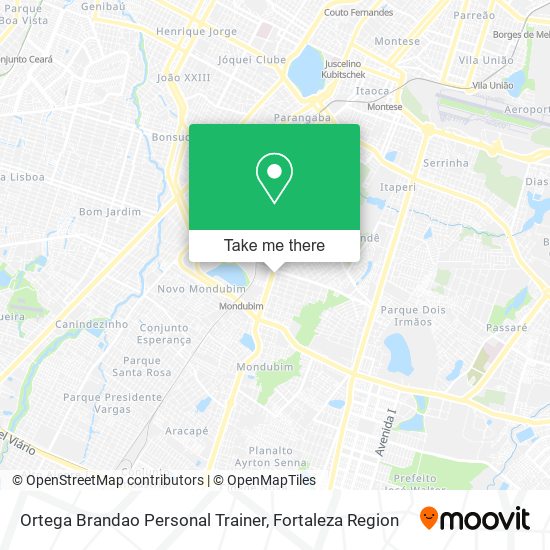 Ortega Brandao Personal Trainer map