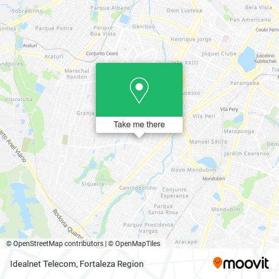 Idealnet Telecom map