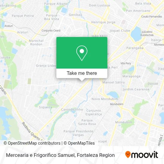 Mercearia e Frigorifico Samuel map